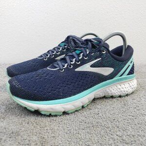 Brooks Ghost 11 Womens Size 8 Running Shoes Blue Sneakers Low Top Athletic